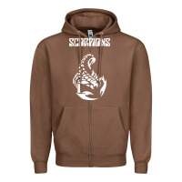 Chestnut scorpion Zipper Hoodie - linhVisuals