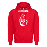 Red scorpion Zipper Hoodie - linhVisuals