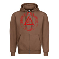 Chestnut gracie jiu jitsu academy Zipper Hoodie - linhVisuals