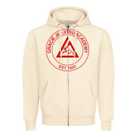 Sandshell gracie jiu jitsu academy Zipper Hoodie - linhVisuals