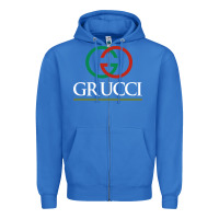 True Royal grucci Zipper Hoodie - linhVisuals