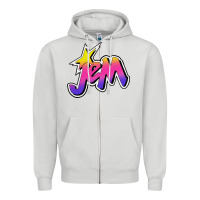 Dove Grey jem and the holograms musician drama Zipper Hoodie - linhVisuals