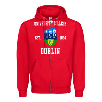 University College Dublin Zipper Hoodie | Teevron