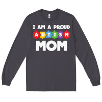 Smoke LIL Autism Mom Long Sleeve Tee - CowhideDigitalArt