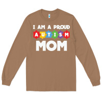Toasted Coconut LIL Autism Mom Long Sleeve Tee - CowhideDigitalArt