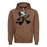 Chestnut felix Zipper Hoodie - linhVisuals