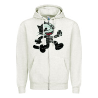 Oatmeal Heather felix Zipper Hoodie - linhVisuals