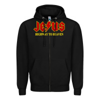 Black jesus rocks highway to heaven Zipper Hoodie - linhVisuals