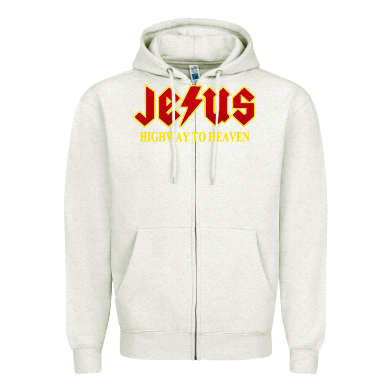Jesus Rocks Highway To Heaven Zipper Hoodie by linhVisuals | Teevron