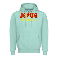 Seafoam jesus rocks highway to heaven Zipper Hoodie - linhVisuals