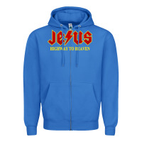 True Royal jesus rocks highway to heaven Zipper Hoodie - linhVisuals