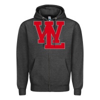 Charcoal Heather west lafayette junior senior high school Zipper Hoodie - linhVisuals