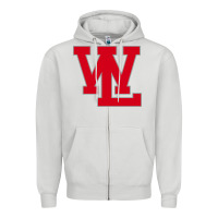 Dove Grey west lafayette junior senior high school Zipper Hoodie - linhVisuals
