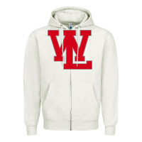 Oatmeal Heather west lafayette junior senior high school Zipper Hoodie - linhVisuals