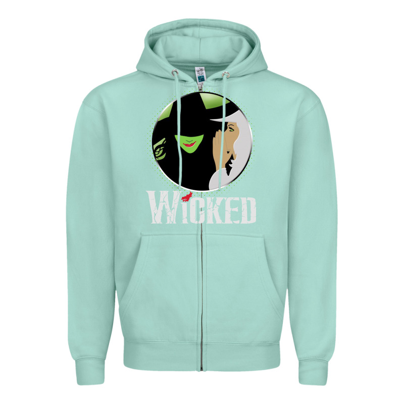 Vintage Musical Wicked Zipper Hoodie by linhVisuals | Teevron