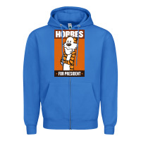 True Royal hobbes for president Zipper Hoodie - linhVisuals