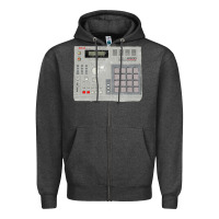 Charcoal Heather akai mpc2000 Zipper Hoodie - linhVisuals