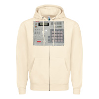 Sandshell akai mpc2000 Zipper Hoodie - linhVisuals