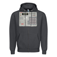 Smoke akai mpc2000 Zipper Hoodie - linhVisuals
