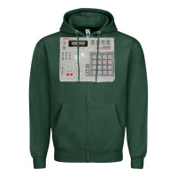 Sports Green akai mpc2000 Zipper Hoodie - linhVisuals
