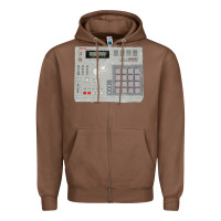 Chestnut akai mpc2000 Zipper Hoodie - linhVisuals