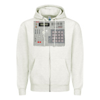 Oatmeal Heather akai mpc2000 Zipper Hoodie - linhVisuals