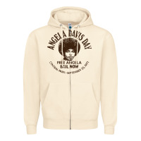 Sandshell angela davis day 70s black rights Zipper Hoodie - linhVisuals