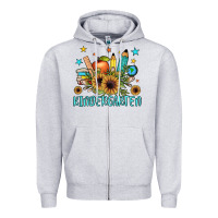 Heather Grey kindergarten Zipper Hoodie - JahusDesignShop