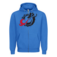 True Royal MSUM Dragons, Gear Zipper Hoodie - linhVisuals