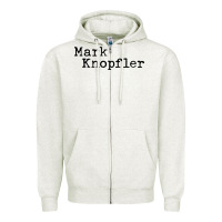 Oatmeal Heather mark knopfler Zipper Hoodie - linhVisuals