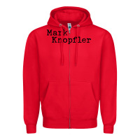 Red mark knopfler Zipper Hoodie - linhVisuals