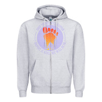 Heather Grey bigfoot t  shirt bigfoot lives design t  shirt Zipper Hoodie - linhVisuals