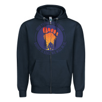 Navy bigfoot t  shirt bigfoot lives design t  shirt Zipper Hoodie - linhVisuals