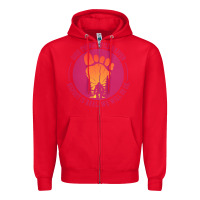 Red bigfoot t  shirt bigfoot lives design t  shirt Zipper Hoodie - linhVisuals