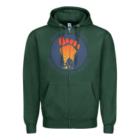 Sports Green bigfoot t  shirt bigfoot lives design t  shirt Zipper Hoodie - linhVisuals