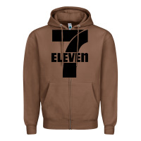Chestnut 7 elevenn Zipper Hoodie - linhVisuals