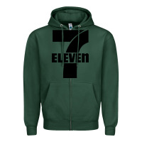 Sports Green 7 elevenn Zipper Hoodie - linhVisuals