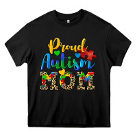 Black proud autism mom Heavy Core Tee - CowGirlArtShop
