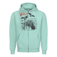 Seafoam old crow medicine show Zipper Hoodie - linhVisuals