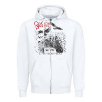 White old crow medicine show Zipper Hoodie - linhVisuals