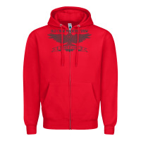 Red old crow medicine show Zipper Hoodie - linhVisuals