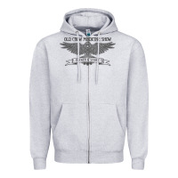 Heather Grey old crow medicine show Zipper Hoodie - linhVisuals