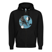 Black old crow medicine show Zipper Hoodie - linhVisuals
