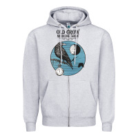 Heather Grey old crow medicine show Zipper Hoodie - linhVisuals