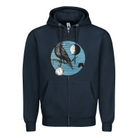 Navy old crow medicine show Zipper Hoodie - linhVisuals