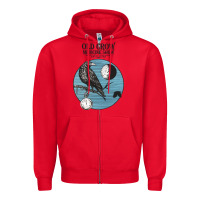 Red old crow medicine show Zipper Hoodie - linhVisuals