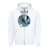 White old crow medicine show Zipper Hoodie - linhVisuals