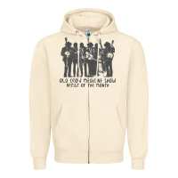 Sandshell old crow medicine show Zipper Hoodie - linhVisuals