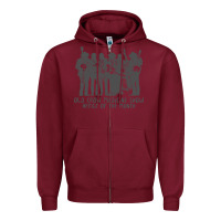 Burgundy old crow medicine show Zipper Hoodie - linhVisuals