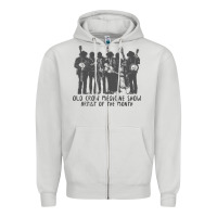 Dove Grey old crow medicine show Zipper Hoodie - linhVisuals